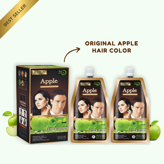 Apple Hair Color Cream 500ml x 2=1000ml