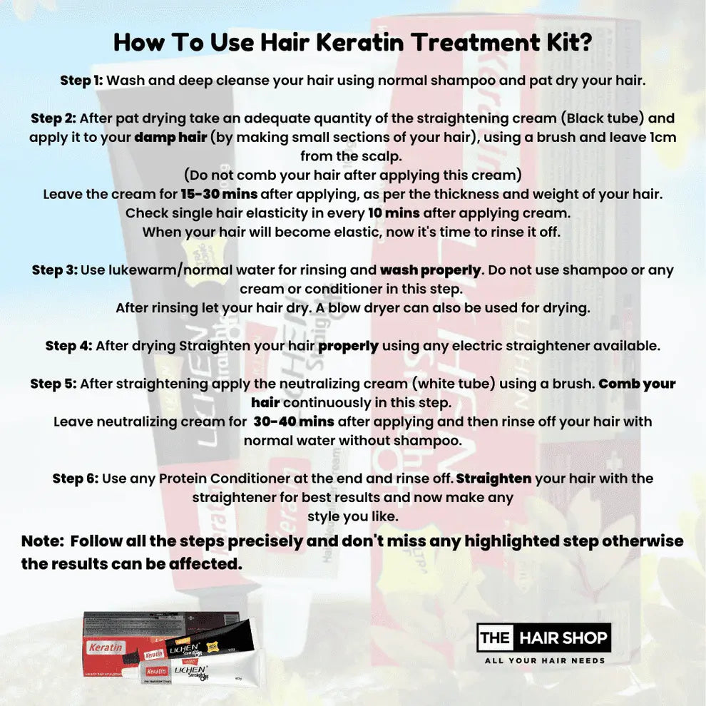 New Hair Keratin Treatment Ultra Strength - THEHAIRSHOP.PK