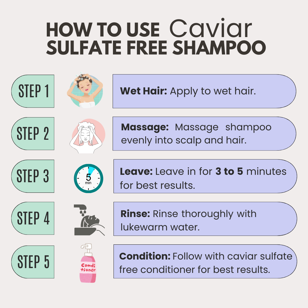 Caviar Keratin Sulfate-free Shampoo-900ml