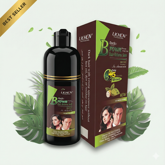 Instant Hair Color Shampoo With Argan Oil & Vitamin B5-400 ML