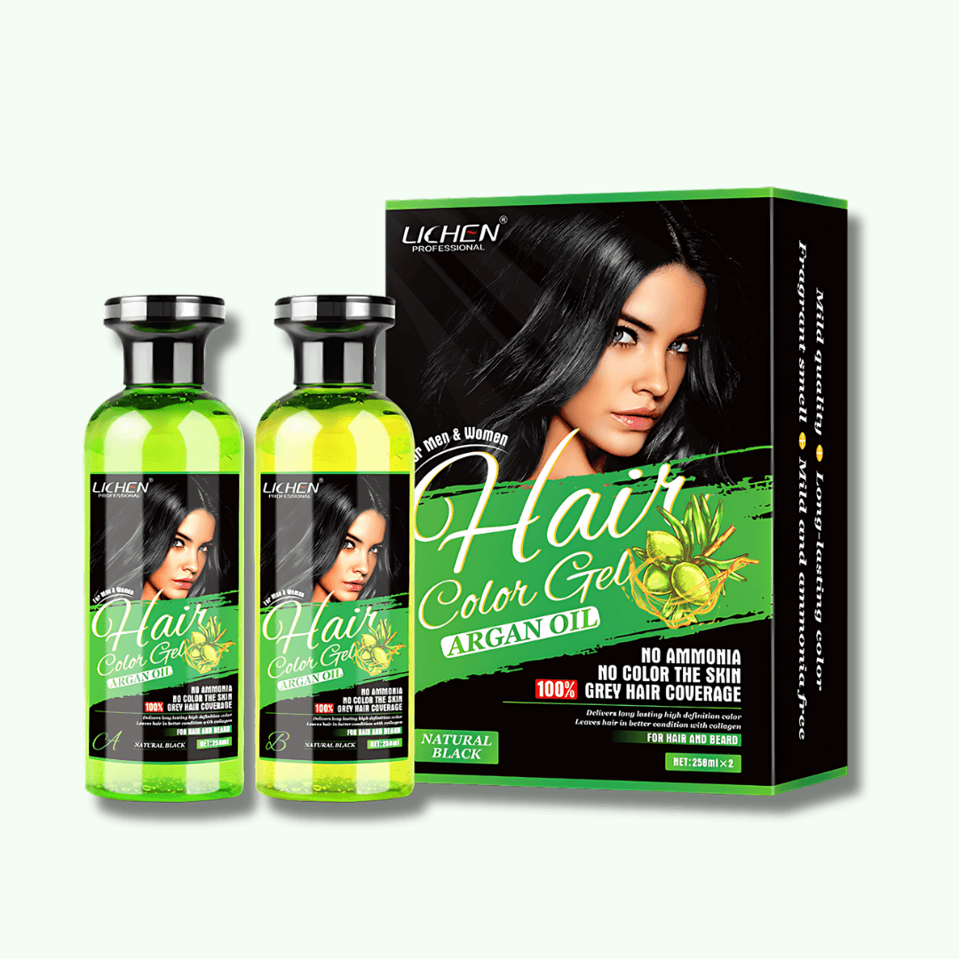Hair Color Gel 258ml x 2=516ml-Black Color - THEHAIRSHOP.PK