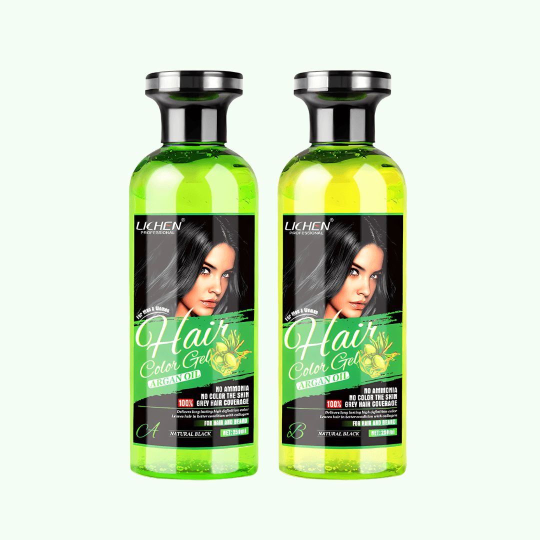 Hair Color Gel 258ml x 2=516ml-Black Color - THEHAIRSHOP.PK