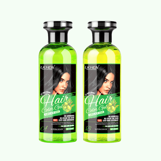 Hair Color Gel 258ml x 2=516ml-Black Color - THEHAIRSHOP.PK