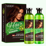 Hair Color Gel 500ml x 2=1000ml-Dark Brown Color - THEHAIRSHOP.PK